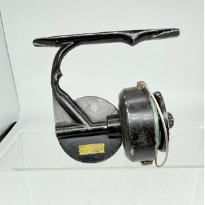 Vintage Ueno Seiko Co Olympic No.82 Black Spinning Fishing Reel Japan